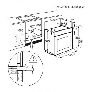 Ugradbena pećnica Electrolux EOA3400AOX